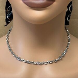Minimalist Express - Silver Mariner Link Chain Necklace